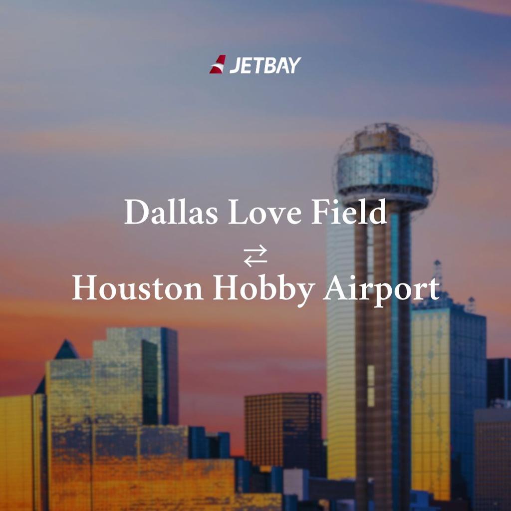 Private Jet from Dallas Love Field to Houston Hobby