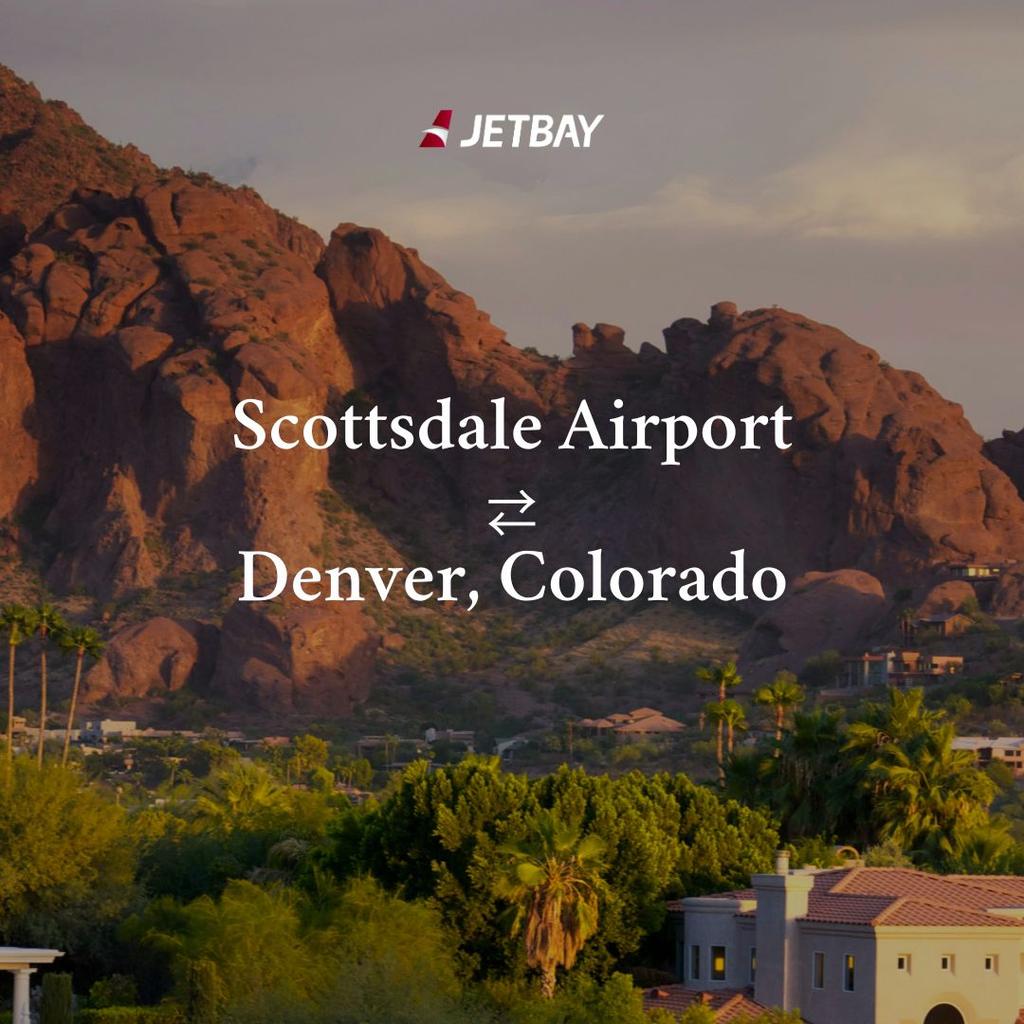 Private Jet from Scottsdale to Denver