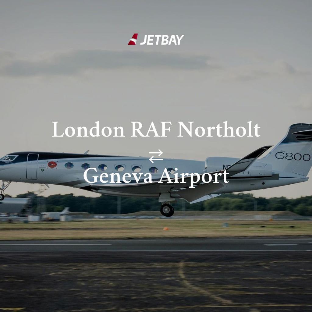 Private Jet from London RAF Northolt to Geneva (EGWU → LSGG)