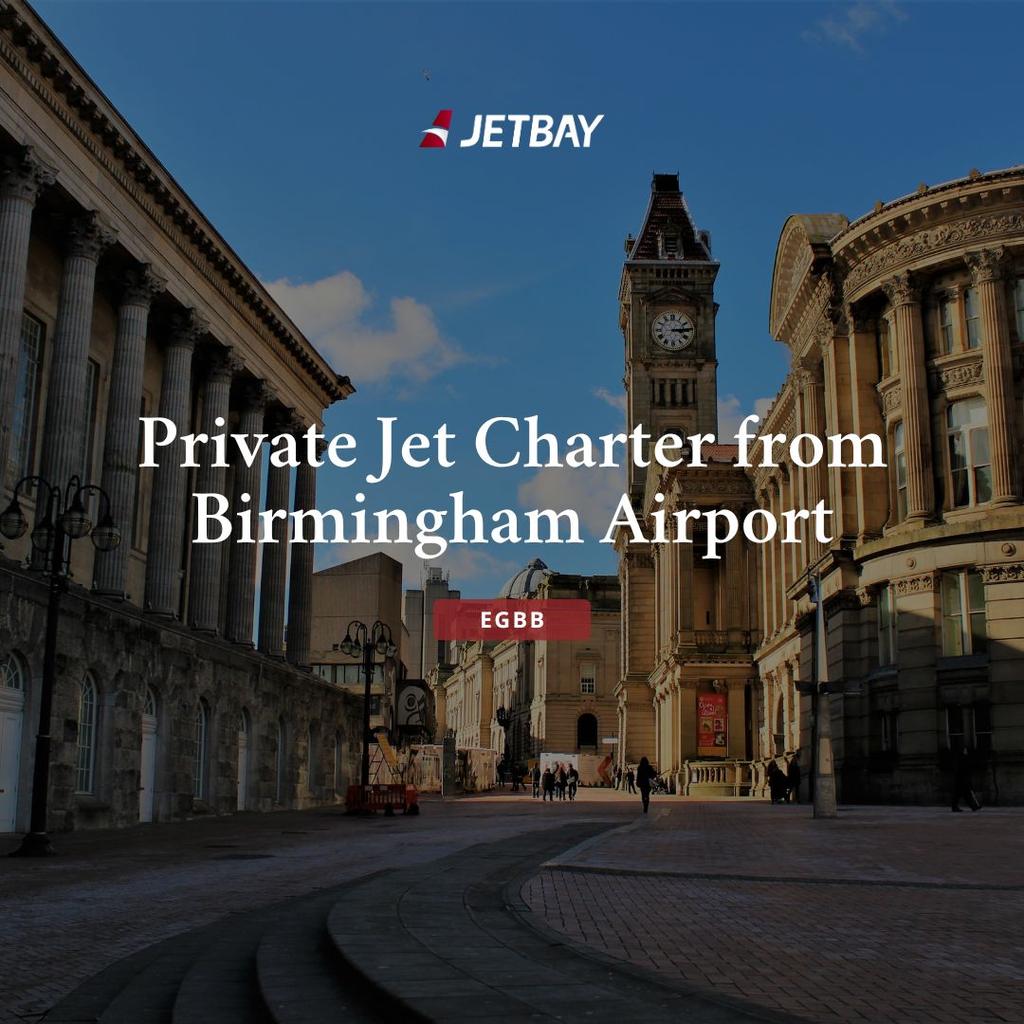 Private Jet Charter from Birmingham Airport (EGBB)