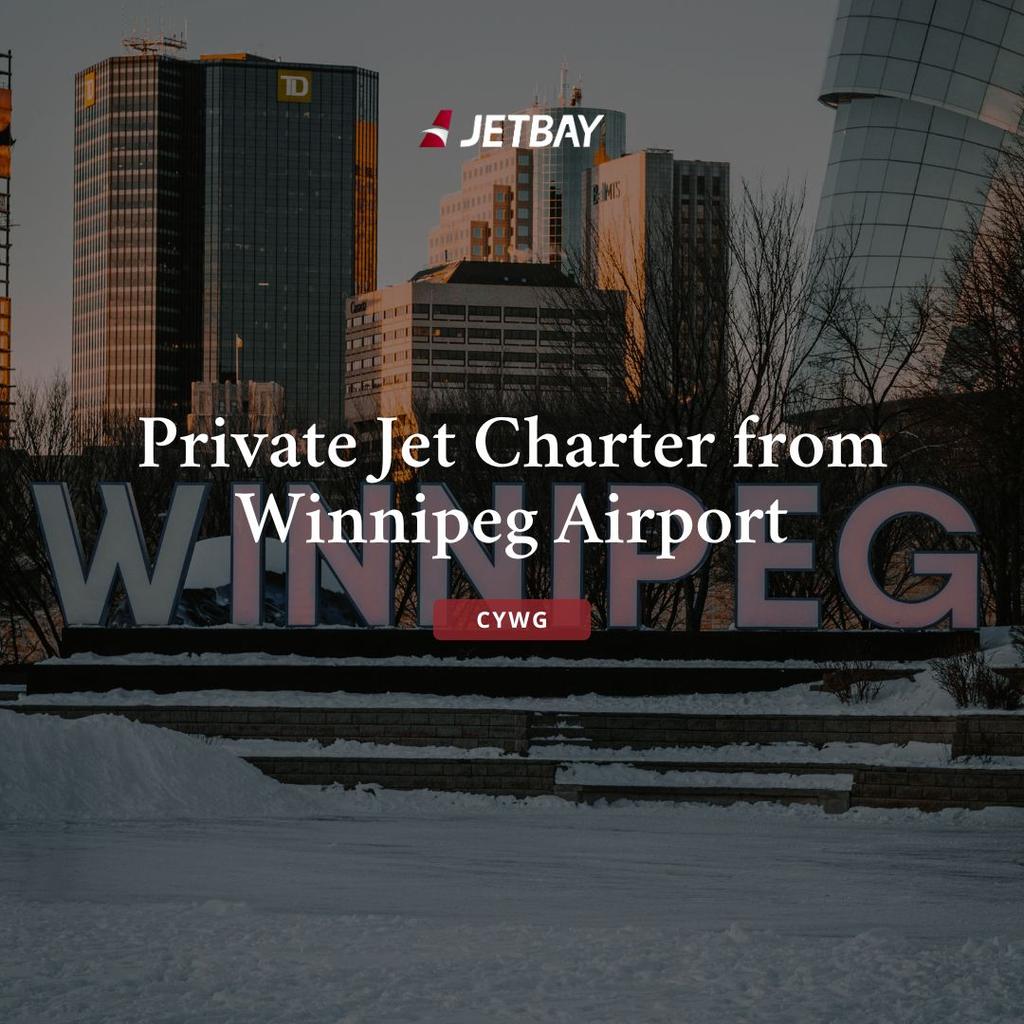 Private Jet Charter from Winnipeg Airport (CYWG)