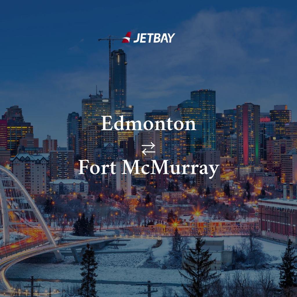 Private Jet from Edmonton (CYEG) to Fort McMurray (CYMM)