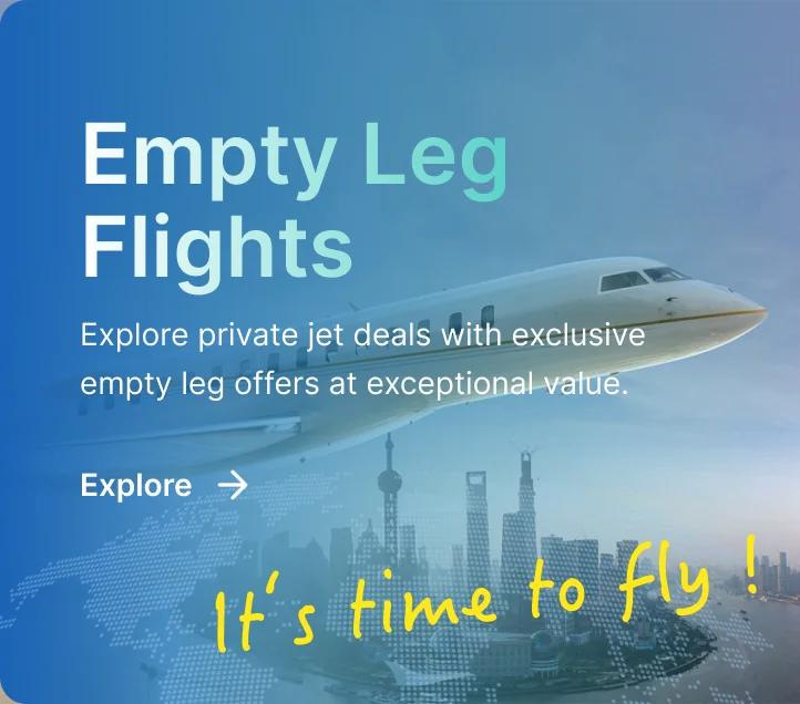 Empty Leg Flights banner