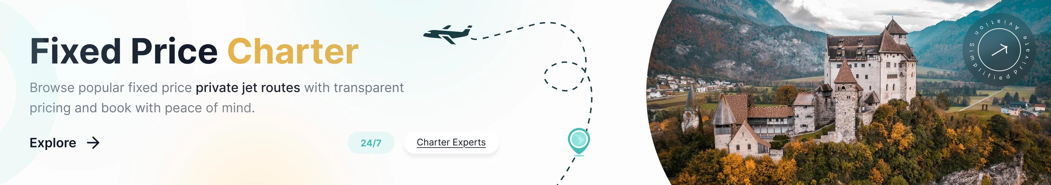 Fixed Route Charter banner